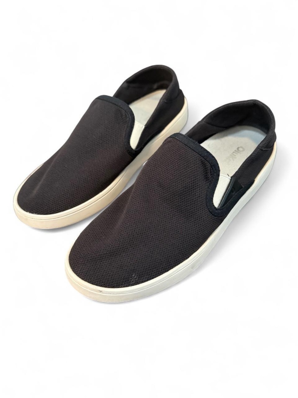 OluKai Pehuea Black Slip On Mesh Sneakers Women’s Size 10